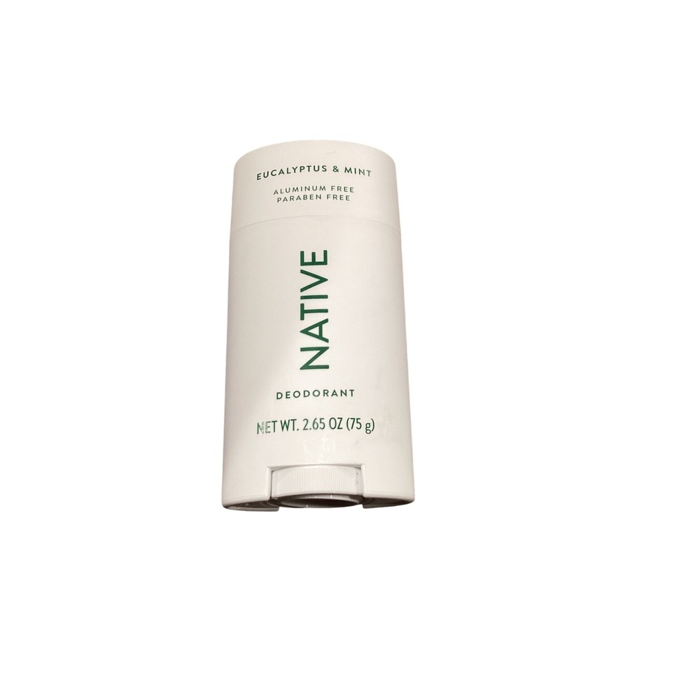 Native Deodorant Eucalyptus & Mint Aluminum Free Paraben Free 2.65 oz 75g NEW
